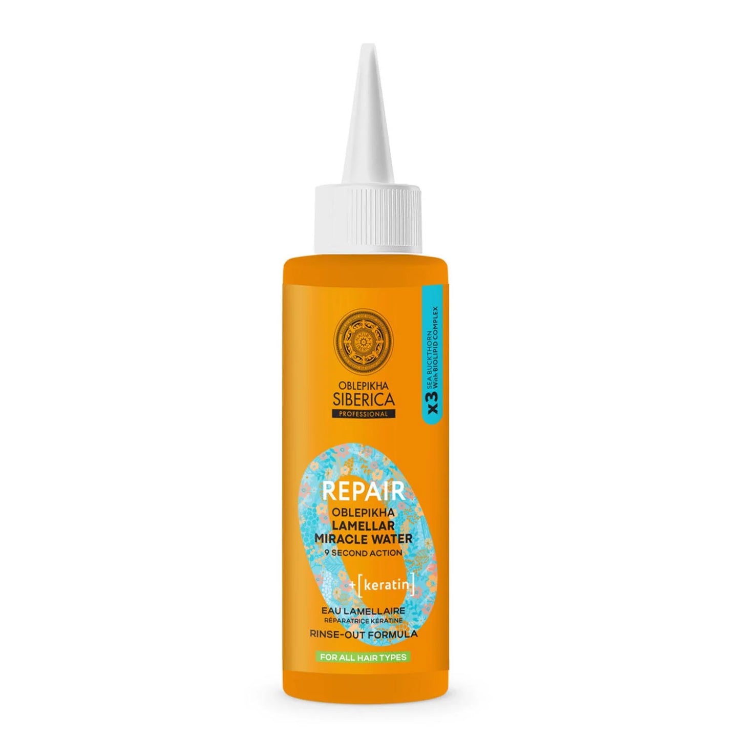 Natura Siberica Oblepikha Repair Keratin Agua Milagrosa Lamellar 200ml