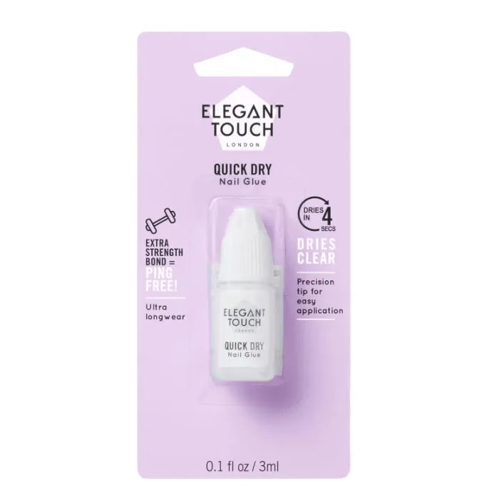 ELEGANT TOUCH Quick Dry Nail Glue 5 Seconds Nagelpflege