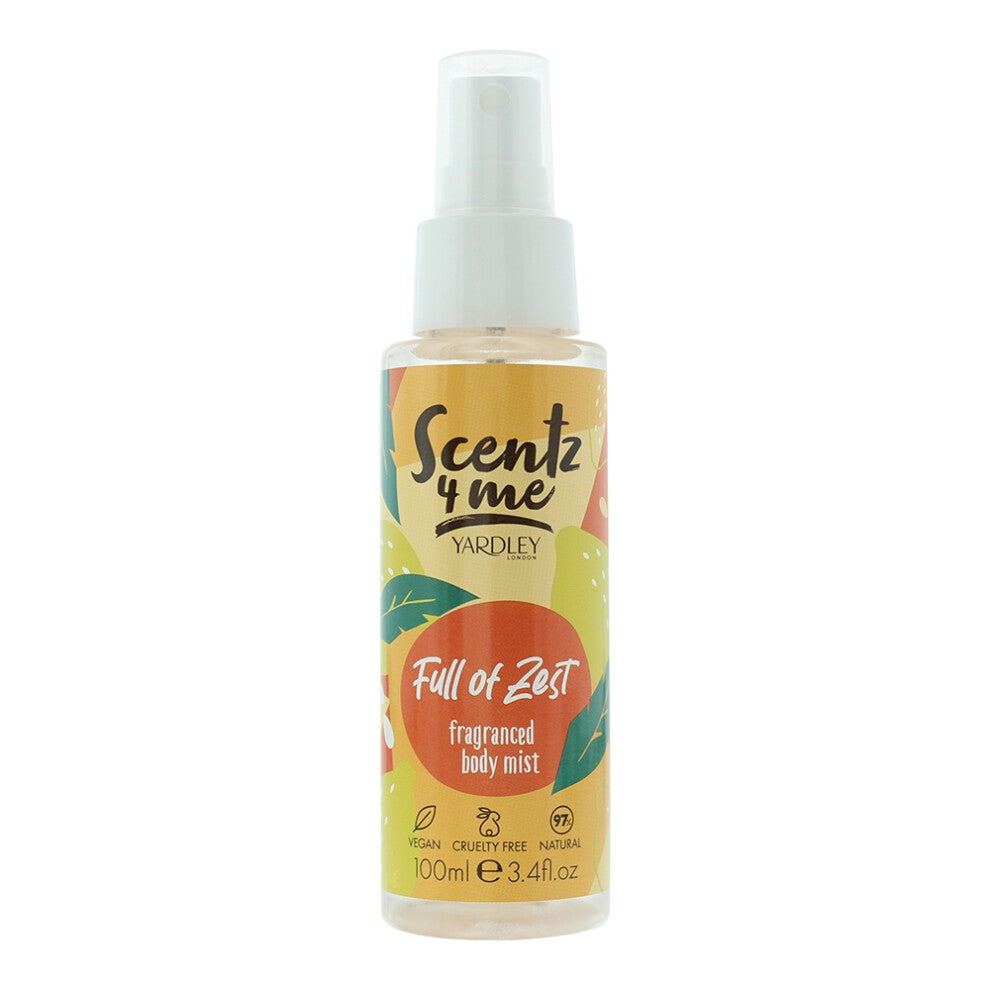 Yardley Scentz 4 Me Full Of Zest Unisex Duftspray 100 ml – Frisch & Belebend