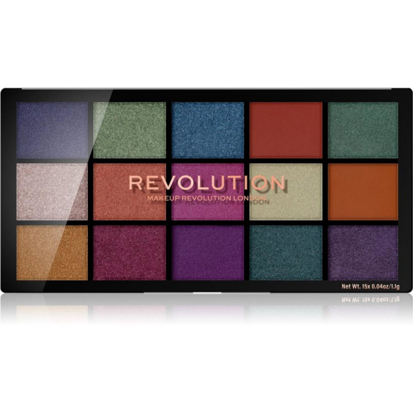 Makeup Revolution Makeup Revolution, Reloaded Passion For Colour, Lidschattenpalette, Leidenschaft für Farbe, 15 Schattierung