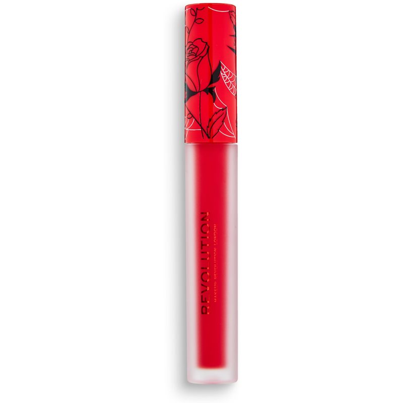 Makeup Revolution Makeup Revolution, Halloween, Flüssiger Lippenstift, Heimgesucht, 3 g Regular