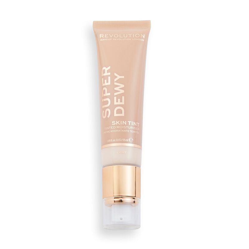 Makeup Revolution Makeup Revolution, Superdewy, Taufrisches Finish, Getönte Feuchtigkeitscreme, Licht, 55 ml Regular
