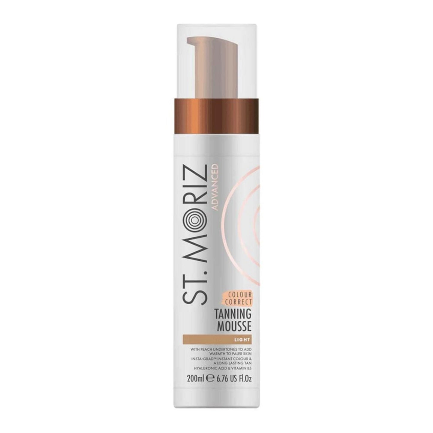 St. Moriz St. Moriz, Colour Correcting Tanning, Hydratation, Mousse, Für das Gesicht, 200 ml Regular