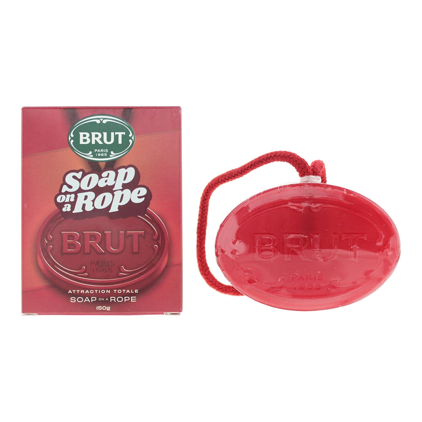 Brut Brut, Attraction Totale, Reinigung, Seifenstück, Körper, 150 g Regular