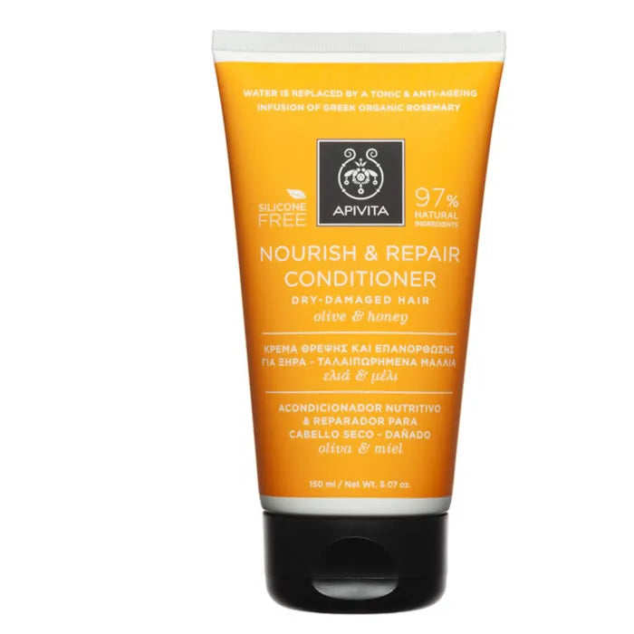 Apivita Nourish And Repair Conditioner With Olive And Honey 150ml