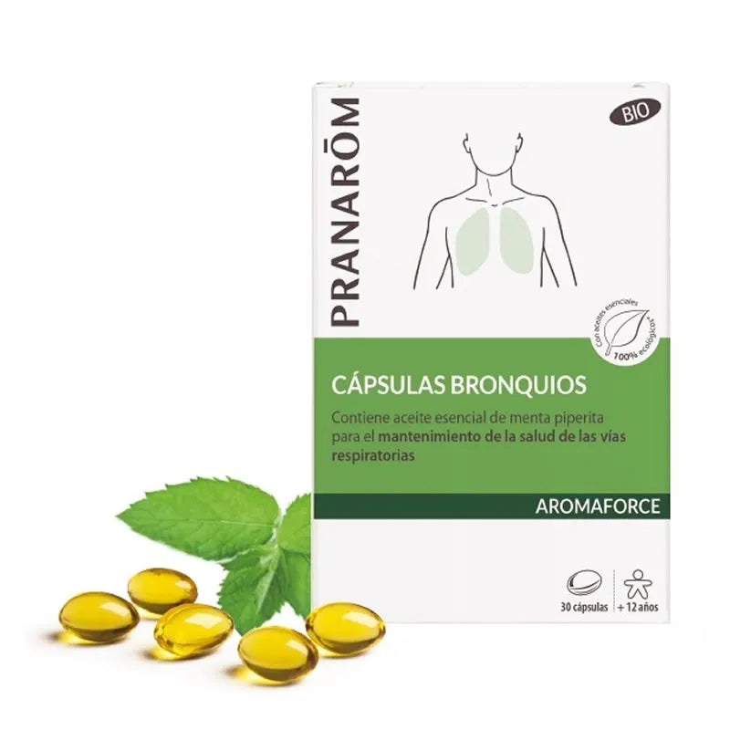 Pranarom Aromaforce Bio Bronchien 30 Kapseln