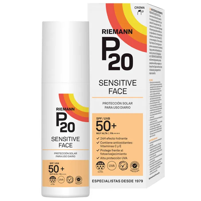 RIEMANN P20 Sonnenschutz Face Sensitive SPF 50+ 50 g