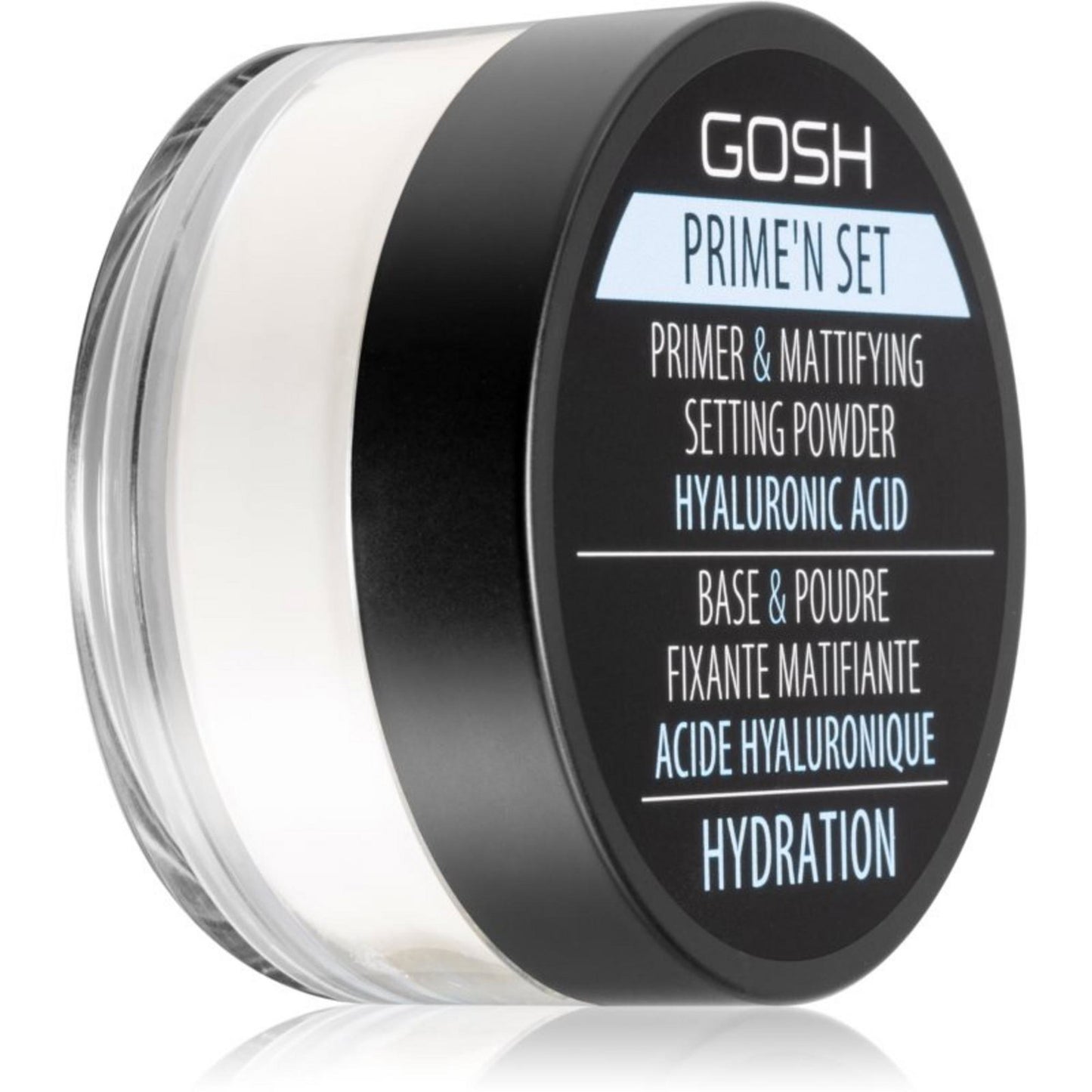 Gosh Gosh, Prime'N Set, Vegan, Primer und Setting-Puder, Loses Fixierpuder, 002, Banane, 7 g Regular