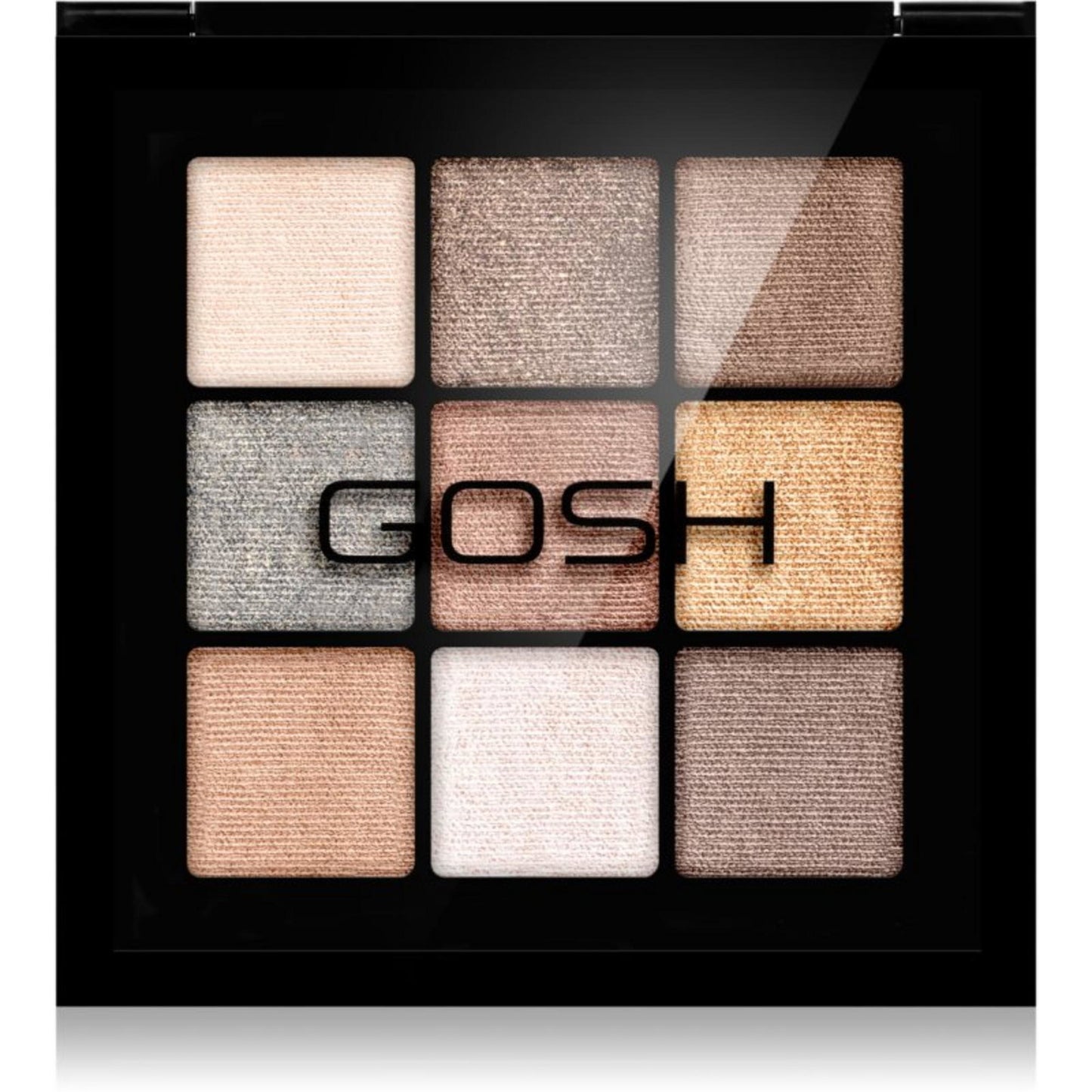 Gosh Gosh, Eyedentity, Lidschattenpalette, 003, Sei glücklich, 9 Schattierungen, 8 g Regular