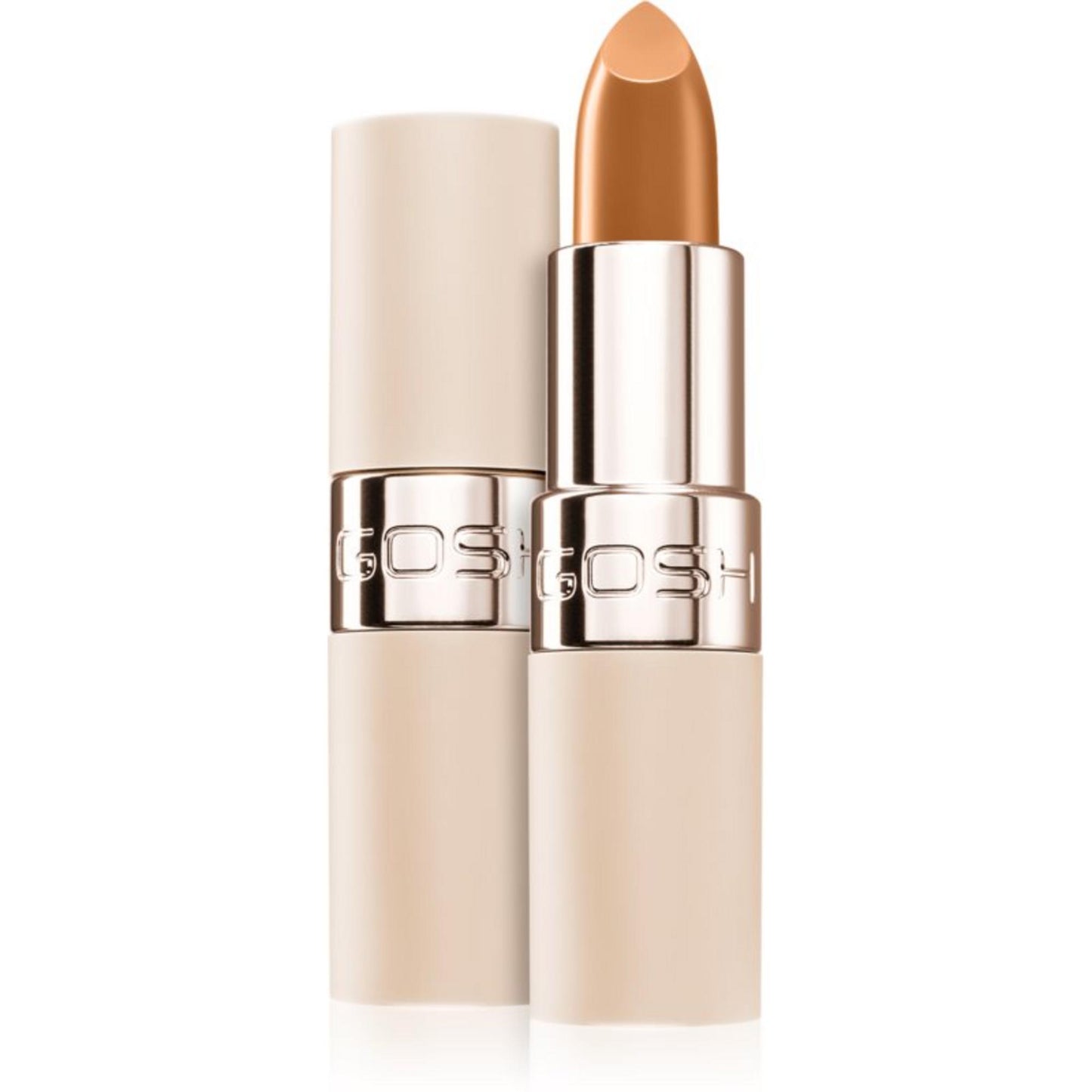 Gosh Gosh, Luxury Nude Lips, Seidenmatt, Lippenbalsam, 002, Undressed, Nein, 3.5 g Regular