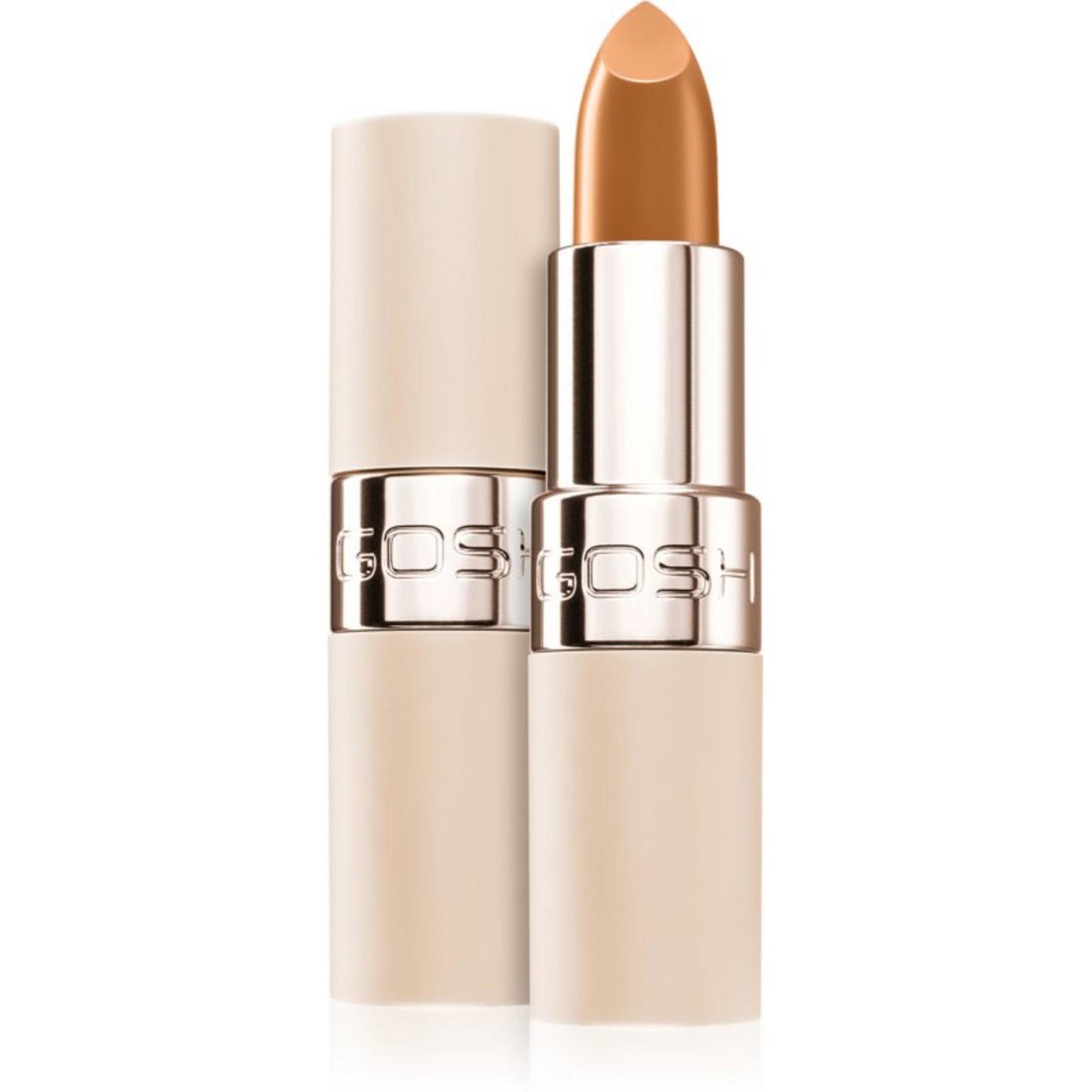 Gosh Gosh, Luxury Nude Lips, Seidenmatt, Lippenbalsam, 002, Entkleidet, Nein, 3.5 g Regular