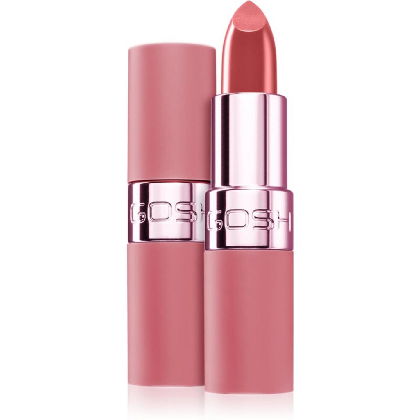 Gosh Gosh, Luxury Rose Lips, Vegan, Creme-Lippenstift, 004, Genießen, 3.5 g Regular