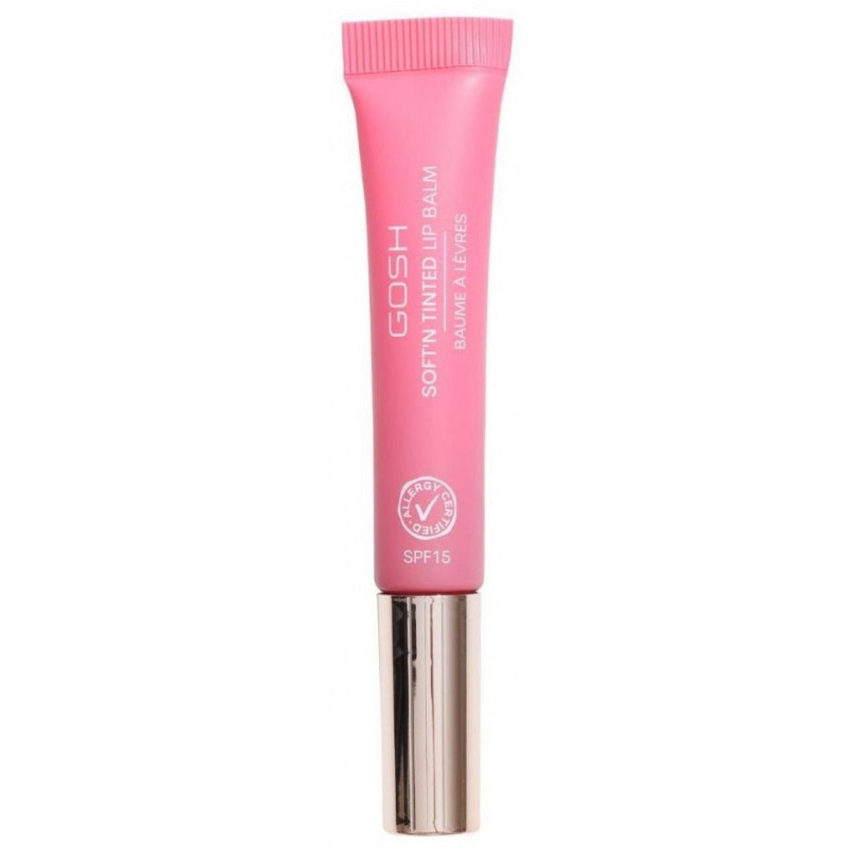 Gosh Soft'n Clear Vegan Hoher Glanz Lippenbalsam 005 Rosa Rose SPF 15 8 ml
