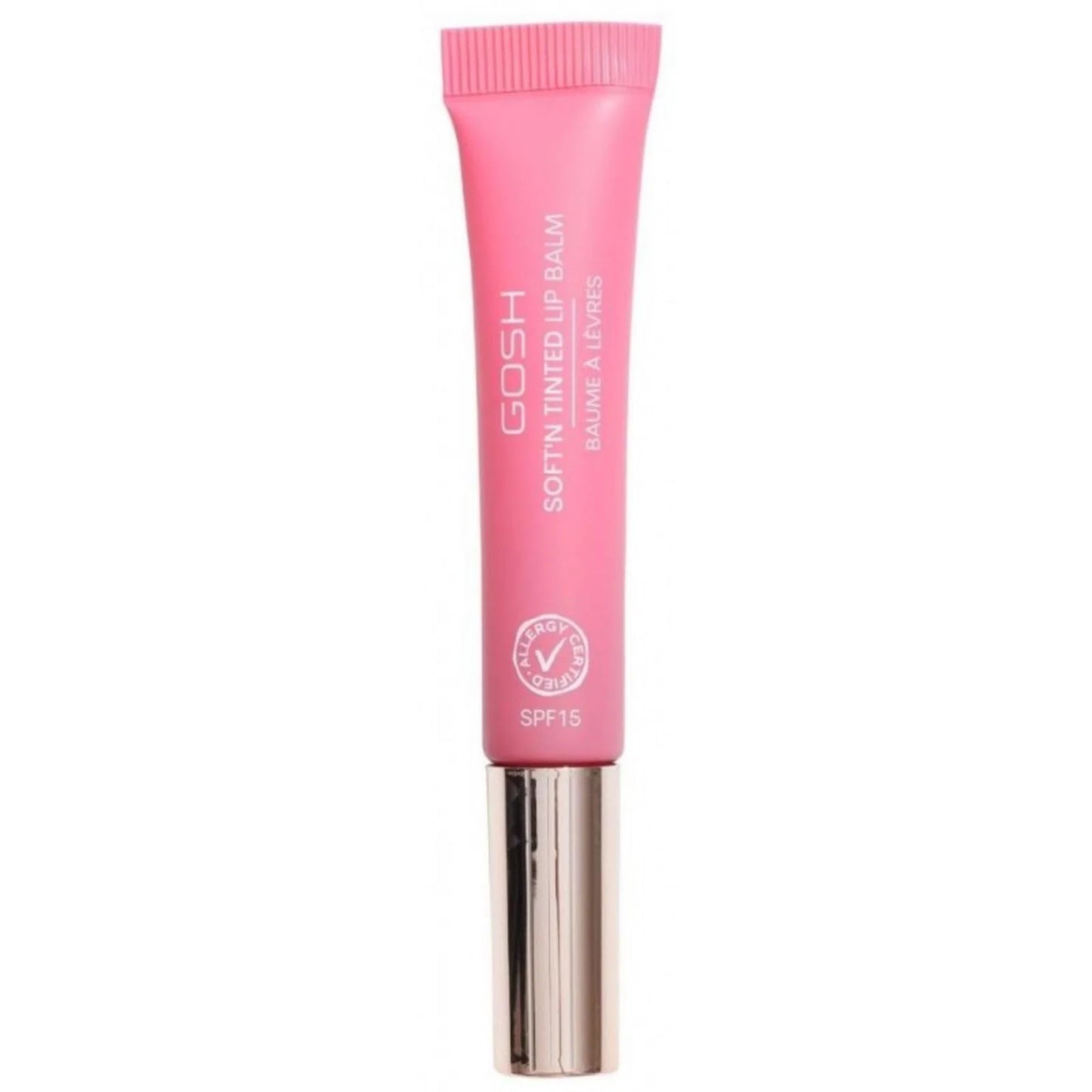 Gosh Gosh, Soft'n Clear, Vegan, Hoher Glanz, Lippenbalsam, 005, Rosa Rose, SPF 15, 8 ml Regular