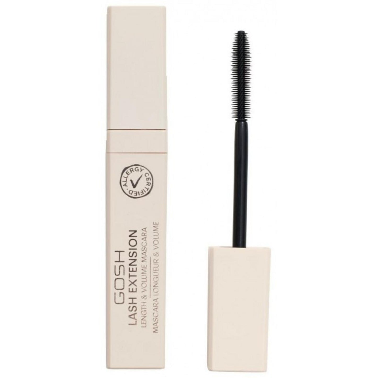 Gosh Lash Extension Wimperntusche 001 Schwarz – Effektvolle Verlängerung, 7 ml