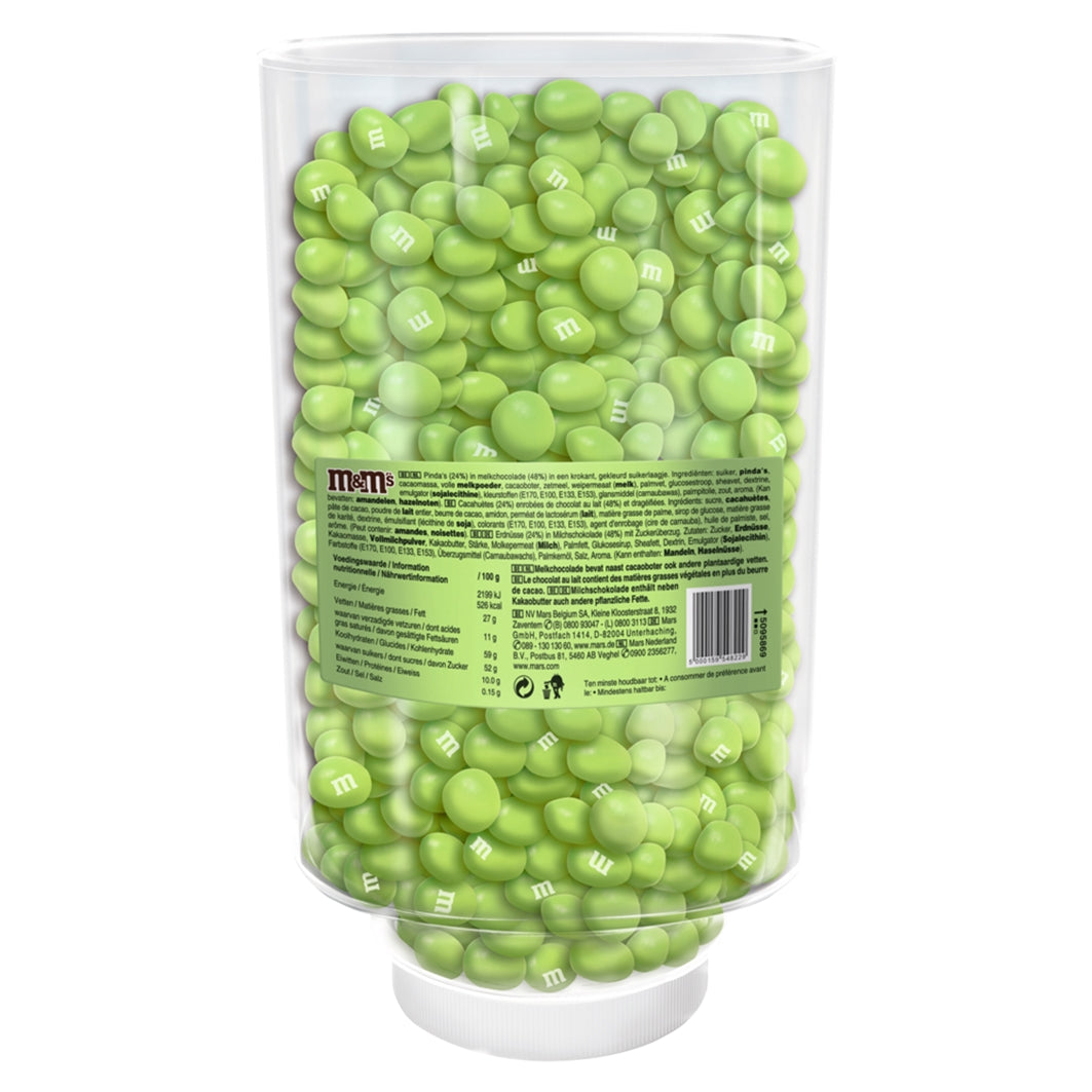 M&M´s Peanut Einfarbig Grün 1KG - Candyshop.ch