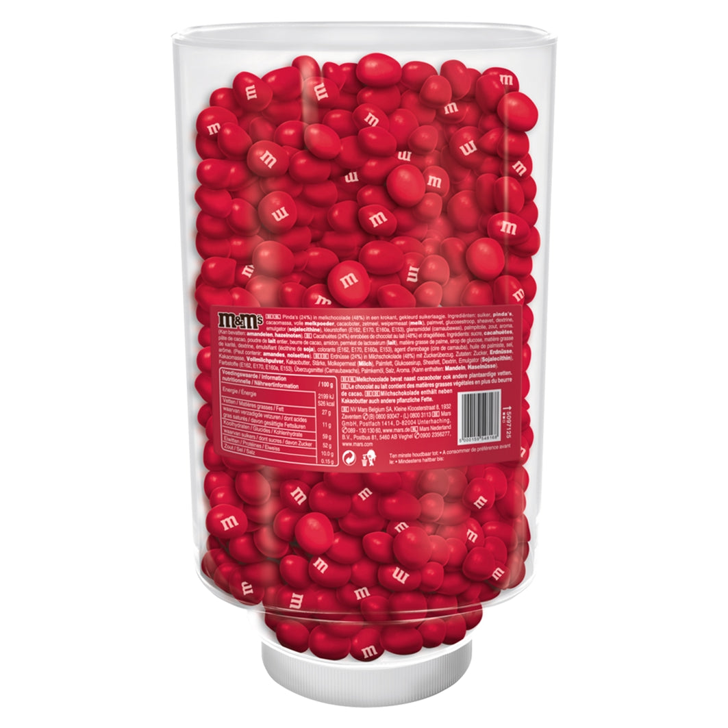 M&M´s Peanut Einfarbig Rot 1KG - Candyshop.ch