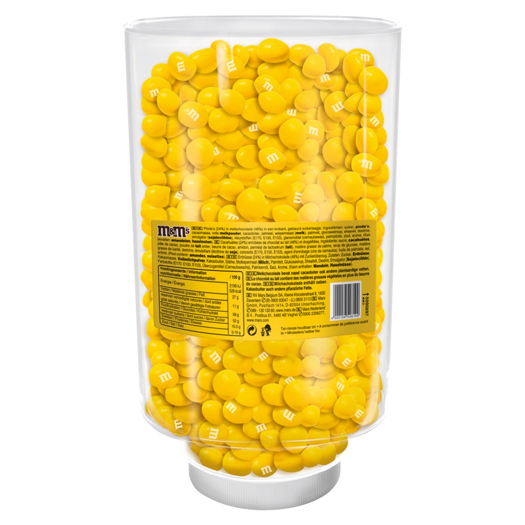 M&M´s Peanut Einfarbig Gelb 1KG - Candyshop.ch