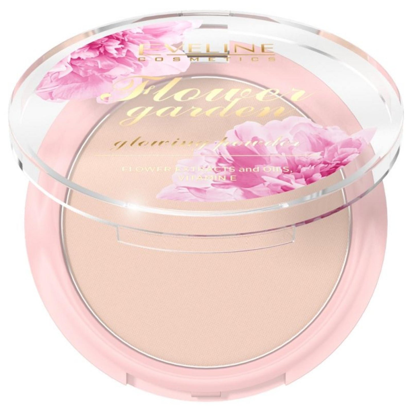Eveline Cosmetics Eveline Cosmetics, Flower Garden, Erleuchtend, Kompaktpuder, 8 g Regular
