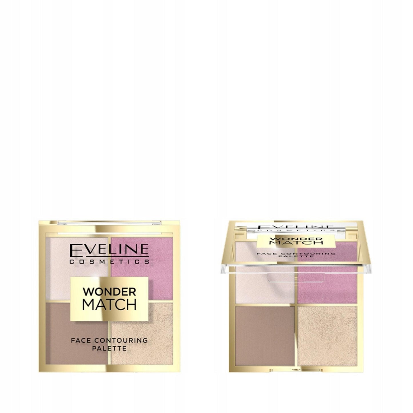 Eveline Cosmetics Wonder Match Konturpalette 4 Schattierungen – Perfektes Contouring