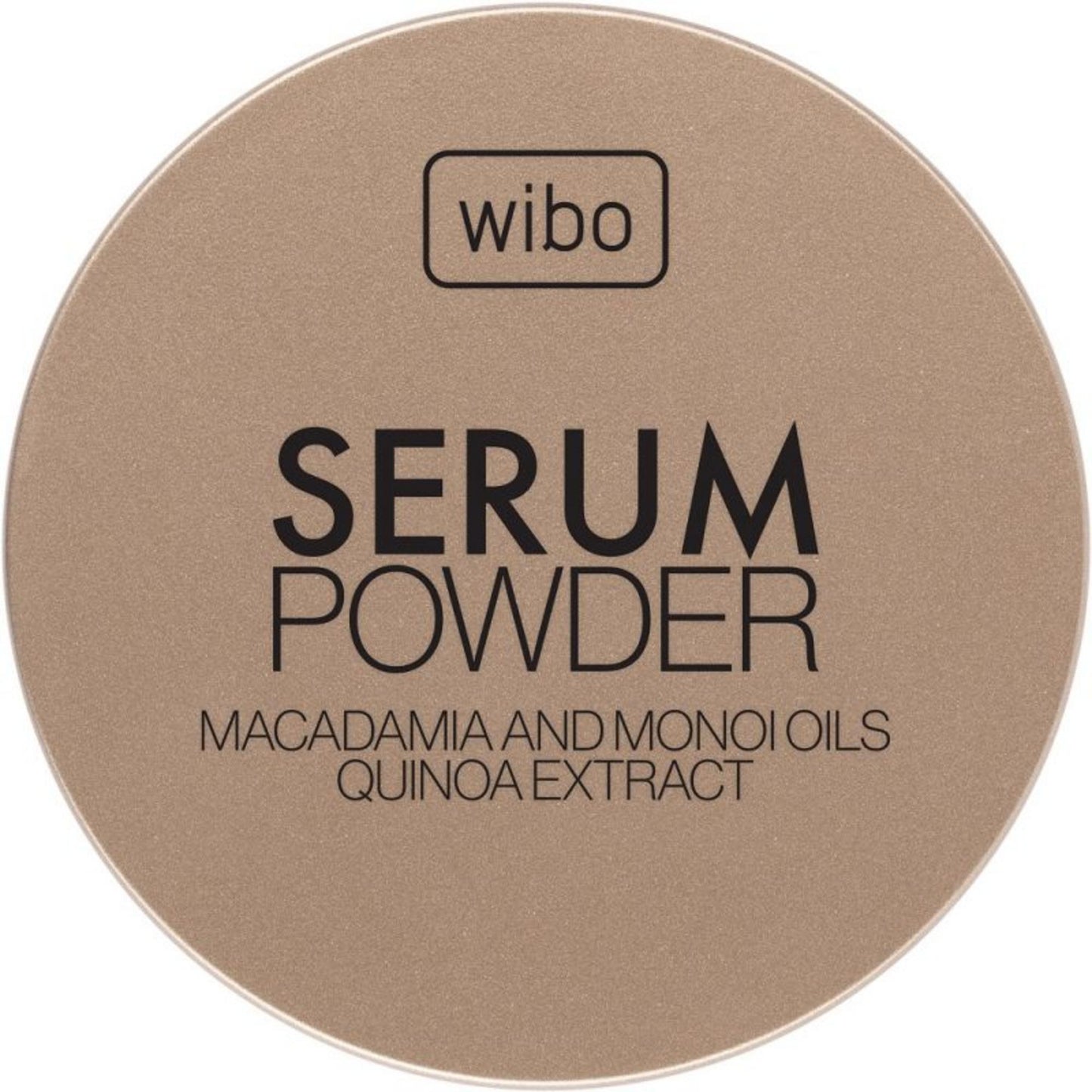 Wibo Serum Powder Macadamia & Quinoa – Transparentes, Ölabsorbierendes Fixierpuder 10g