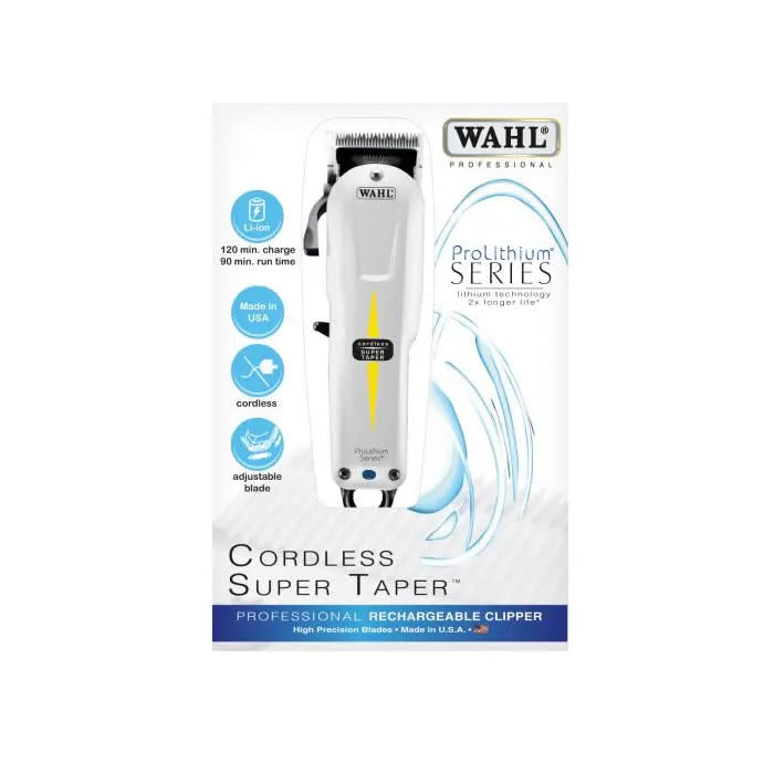 WAHL Super Taper kabelloser Haarschneider Heavy Duty leistungsstark Kosmetik