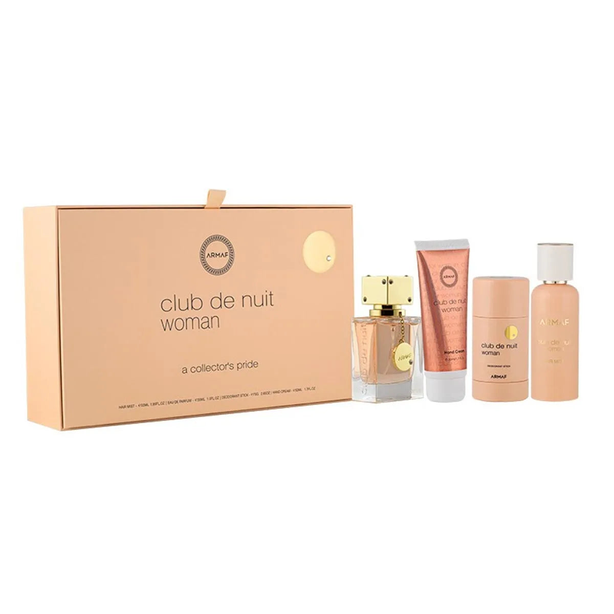 ARMAF ARMAF Club Denuit Woman Eau de Parfum 55 ml Spray Hair Mist 55 ml Deodorant Stick 75 ml Parfüm