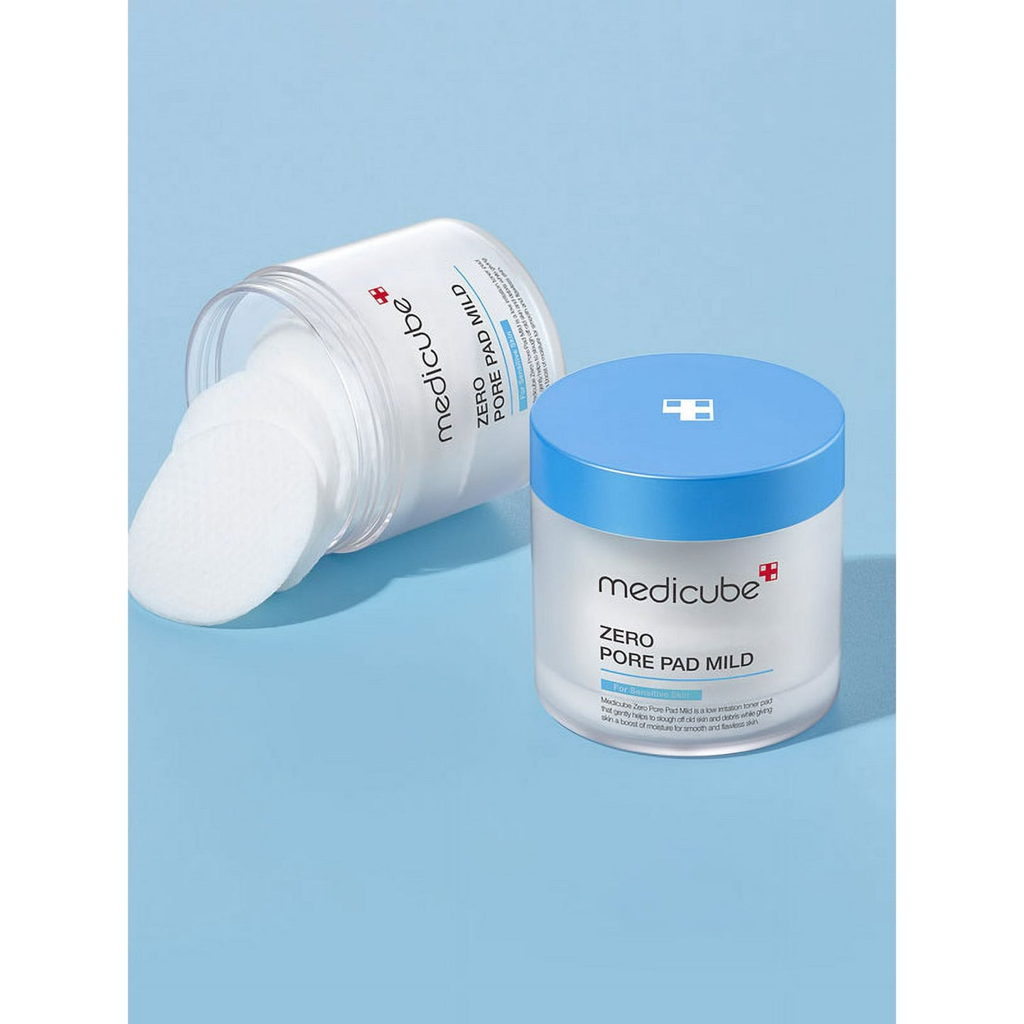 MEDICUBE Zero Pore Pad Mild 70 Stück – milde Reinigungspads für porenverfeinernde Gesichtspflege