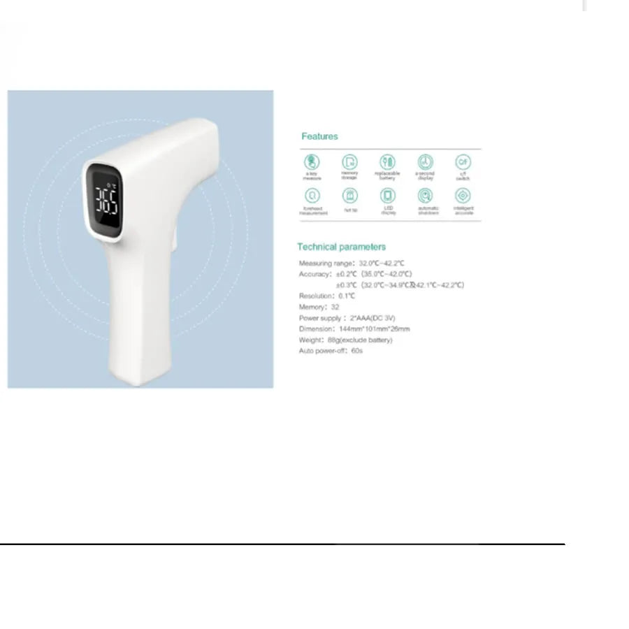 BBLOVE BBLOVE Infrarot Kontaktloses Thermometer für Kosmetikbereich