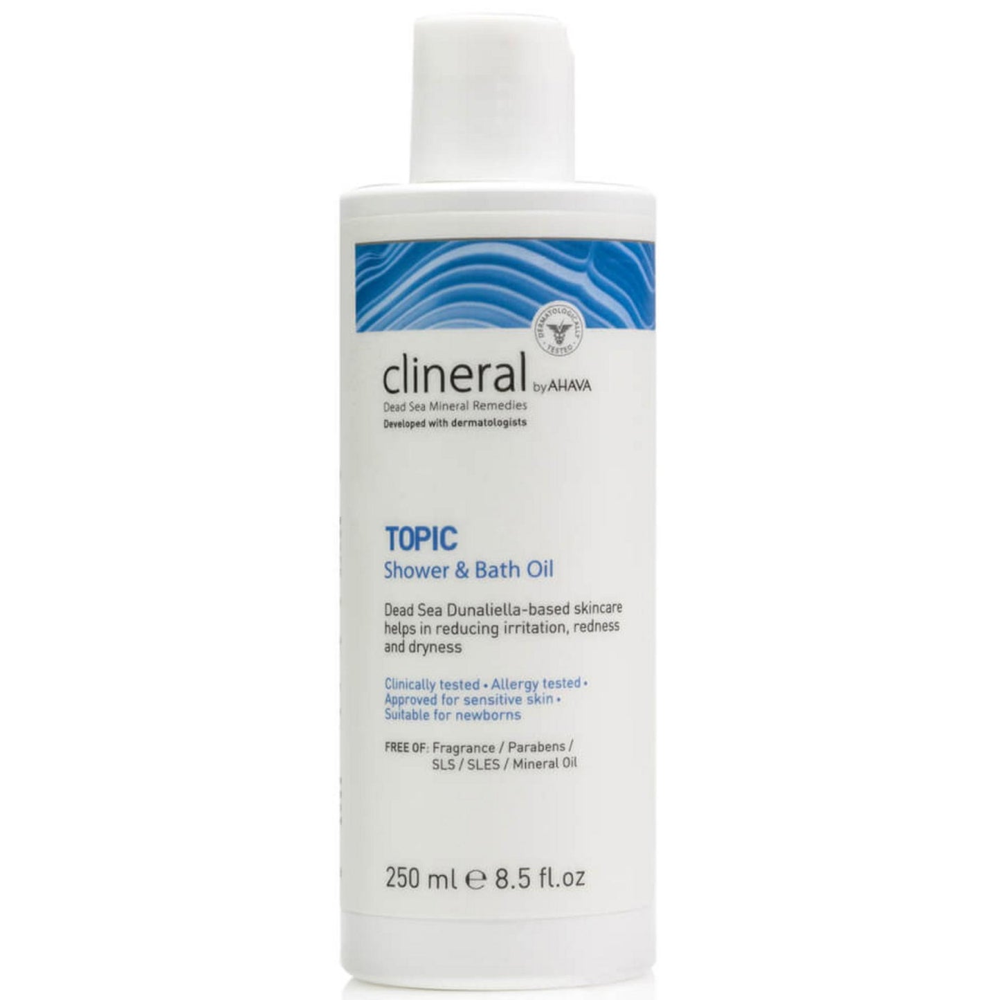 Ahava Ahava, Clineral Topic, Feuchtigkeitsspendend, Beruhigt, Duschöl, Körper, Dry, 250 ml Regular