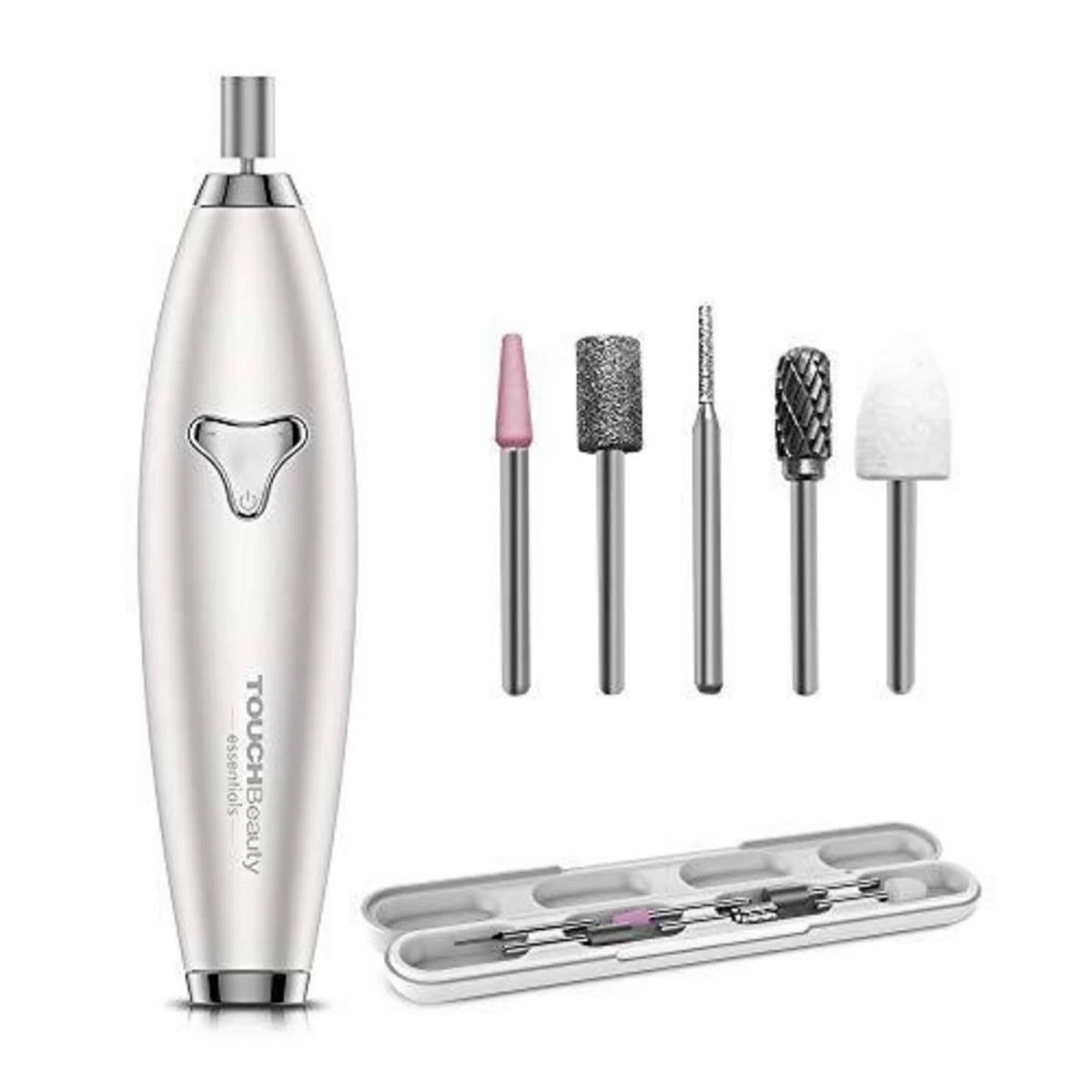 TOUCHBeauty Symphonya TOUCHBeauty, 6 IN 1 Electric Manicure & Pedicure, Rechargeable battery, Electric Nail Files, White, Pla