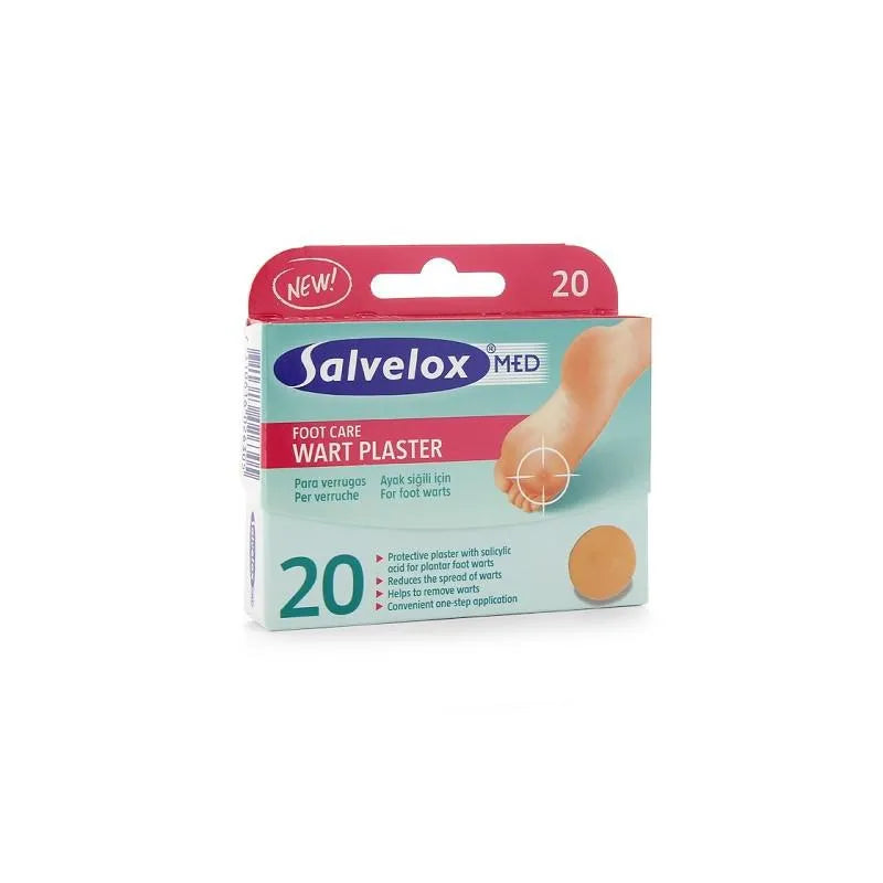 SALVELOX SALVELOX Warzen Apositos 20 Stück Pflaster zur Warzenbehandlung Kosmetik