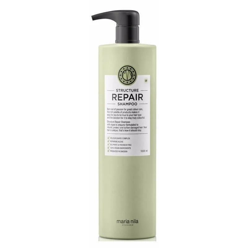 MARIA NILA Maria Nila Structure Repair Shampoo 1000 ml Haarpflege Shampoo großflächig