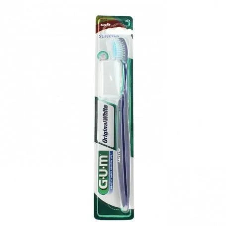 GUM GUM Original weiße weiche Kappe aus Gummi für Zahnbürste Kosmetik