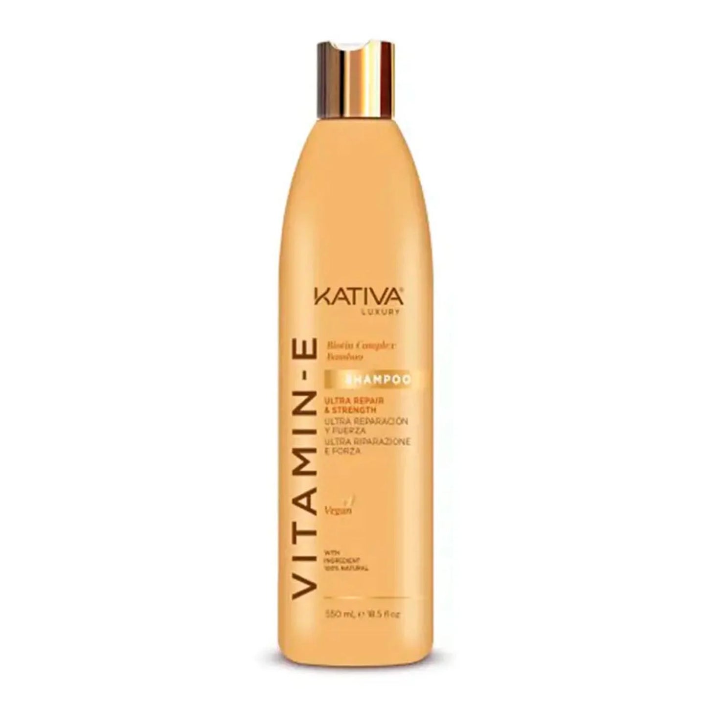 KATIVA KATIVA Shampoo Vitamina E Biotina und Bamboo 550 ml
