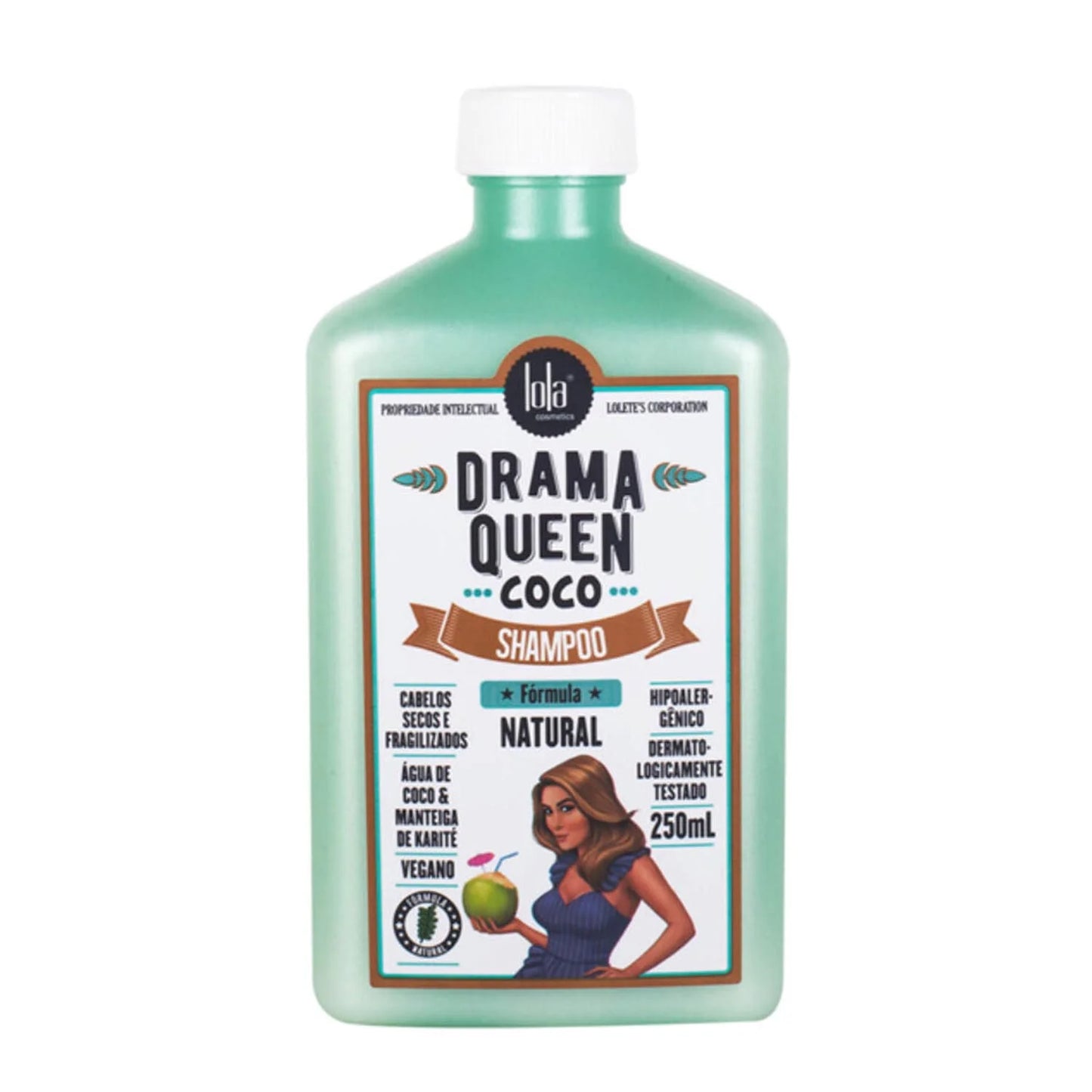 LOLA COSMETICS LOLA COSMETICS Drama Queen Coco Shampoo Natural 250 ml Make-up