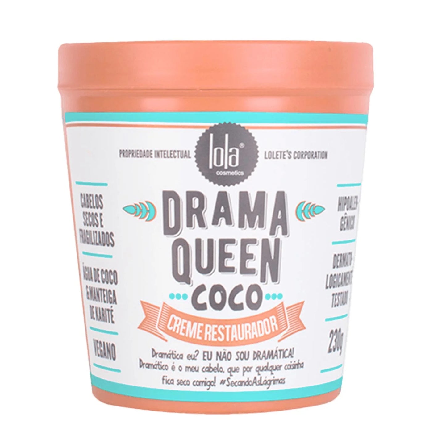 LOLA COSMETICS LOLA COSMETICS Drama Queen Coco Mascarilla Restauradora 230 g Haarmaske Make-up