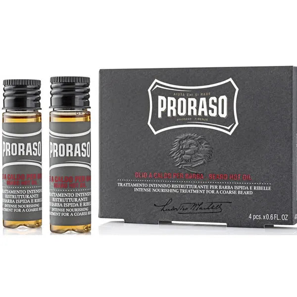PRORASO PRORASO Bear Hot Oil Bartpflege 4 x 17 ml Set Kosmetik