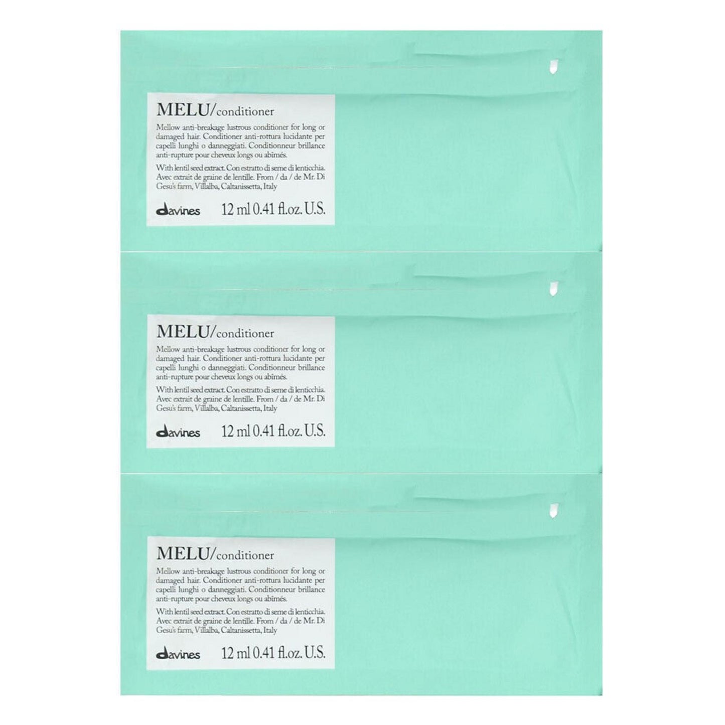 Davines Davines, Melu, Haarspülung, 12 stk, 12 ml Regular