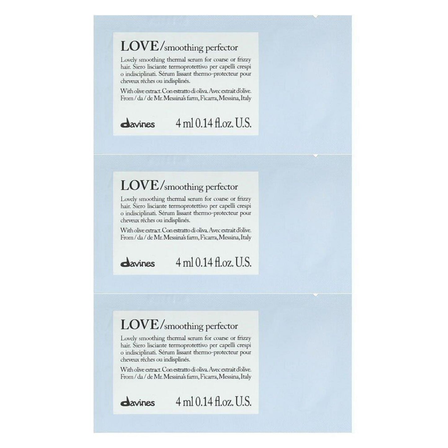 Davines Davines, Love, Leave-In Haarcreme Behandlung, 12 stk, 4 ml Regular