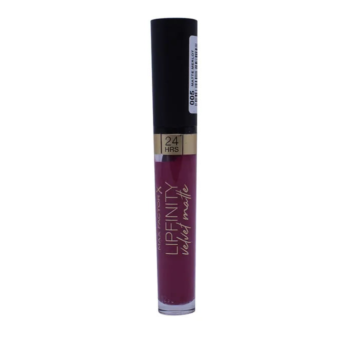 MAX FACTOR Max Factor Lipfinity Velvet Matte Lippenstift 005 Matte Merlot Kosmetik