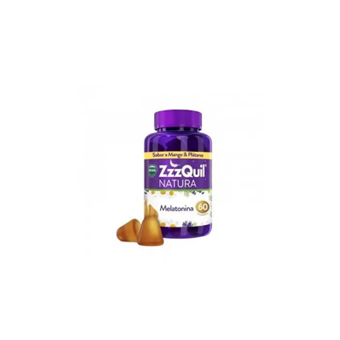 Vicks Zzzquil Natura Melatonin Mango & Bananen-Geschmack 60 Einheiten