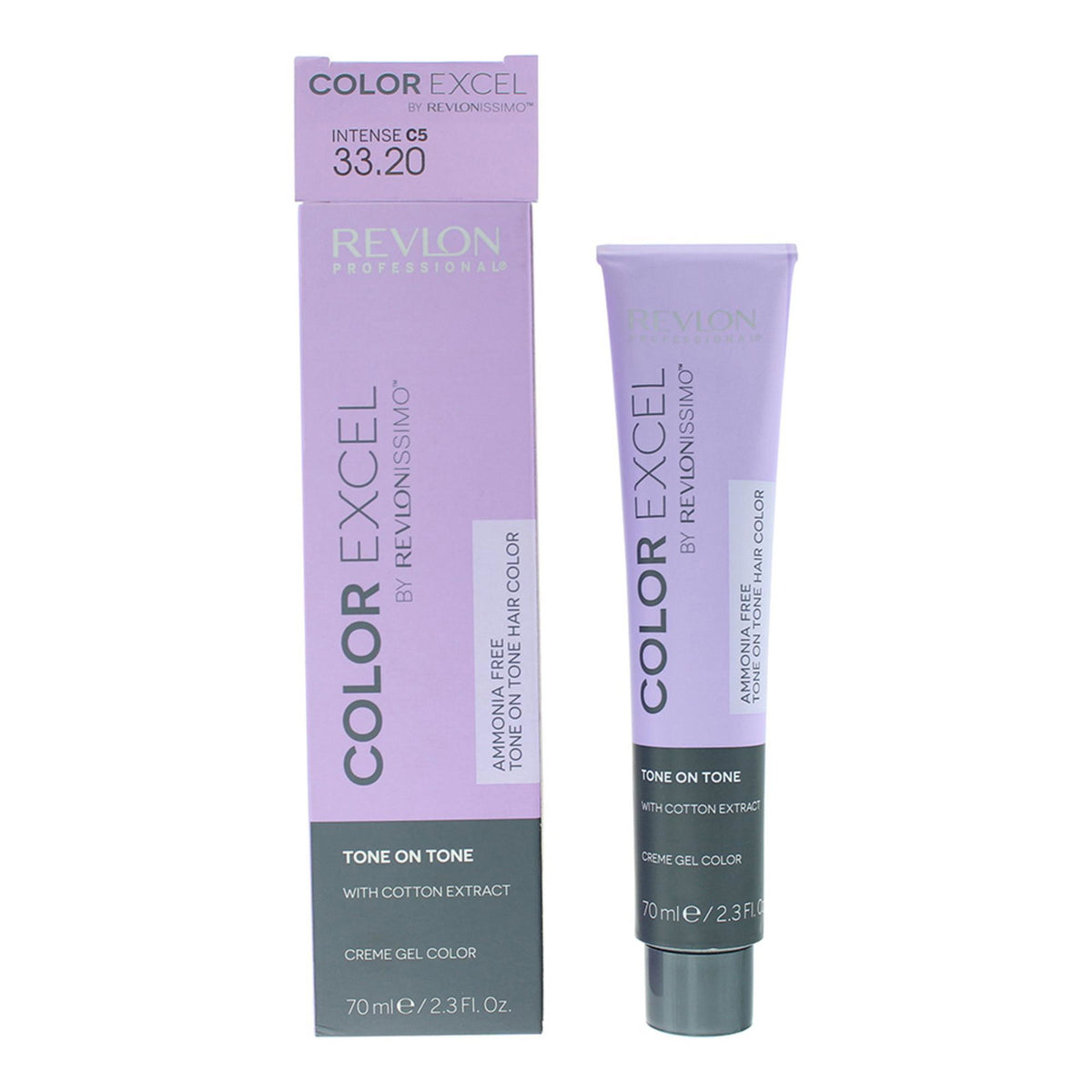 Revlon Revlon, Color Excel, Demi-permanente Haarfarbe, 33.20 C5 Intense Dark Burgundy, 70 ml Regular