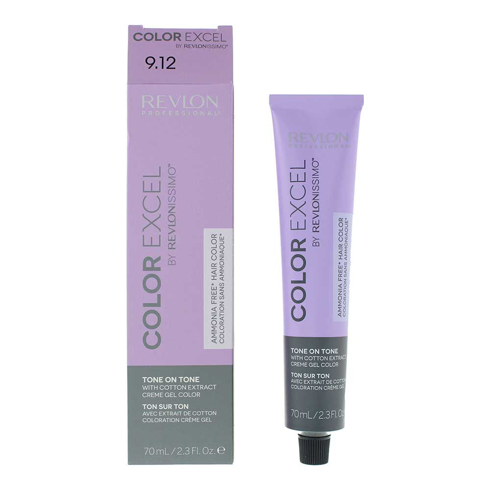 Revlon Revlon, Color Excel, Semi-permanente Haarfarbe, 9.12 Very Light Ash Iridescent Blonde, 70 ml Regular