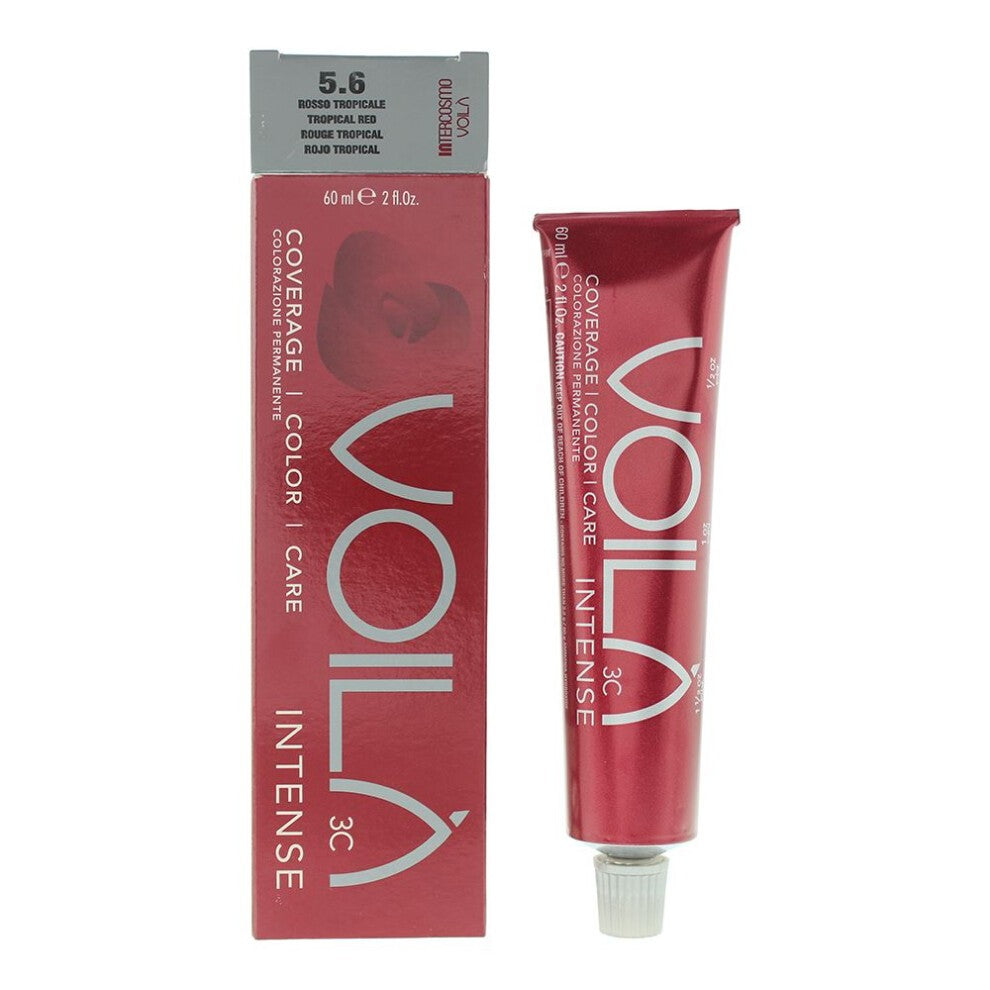 Intercosmo Intercosmo, Voila 3C Intense, Permanente Haarfarbe, 5.6 Tropical Red, 60 ml Regular