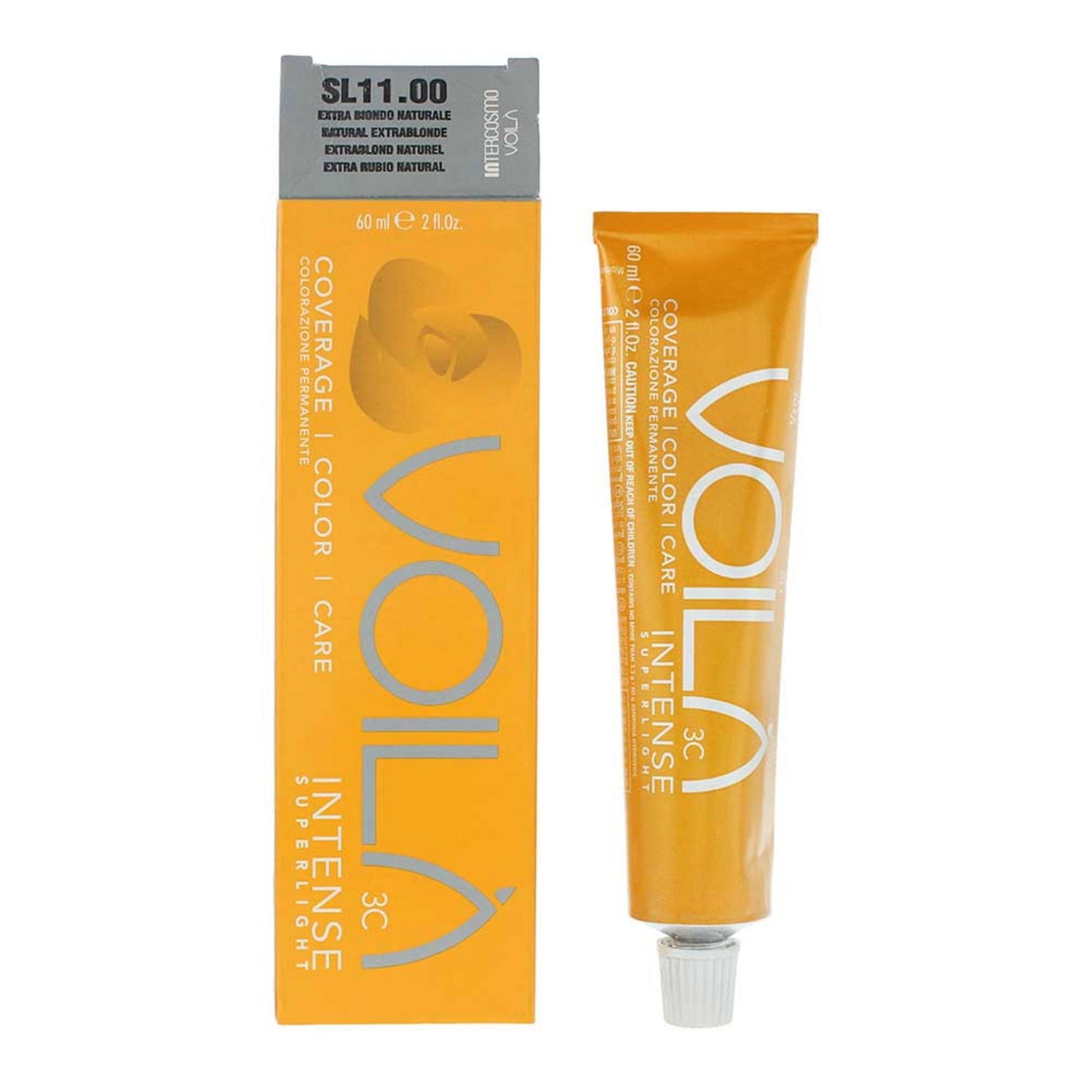 Intercosmo Intercosmo, Voila 3C Intense Superlight, Permanente Haarfarbe, 11 Natural Extra Blonde, 60 ml Regular
