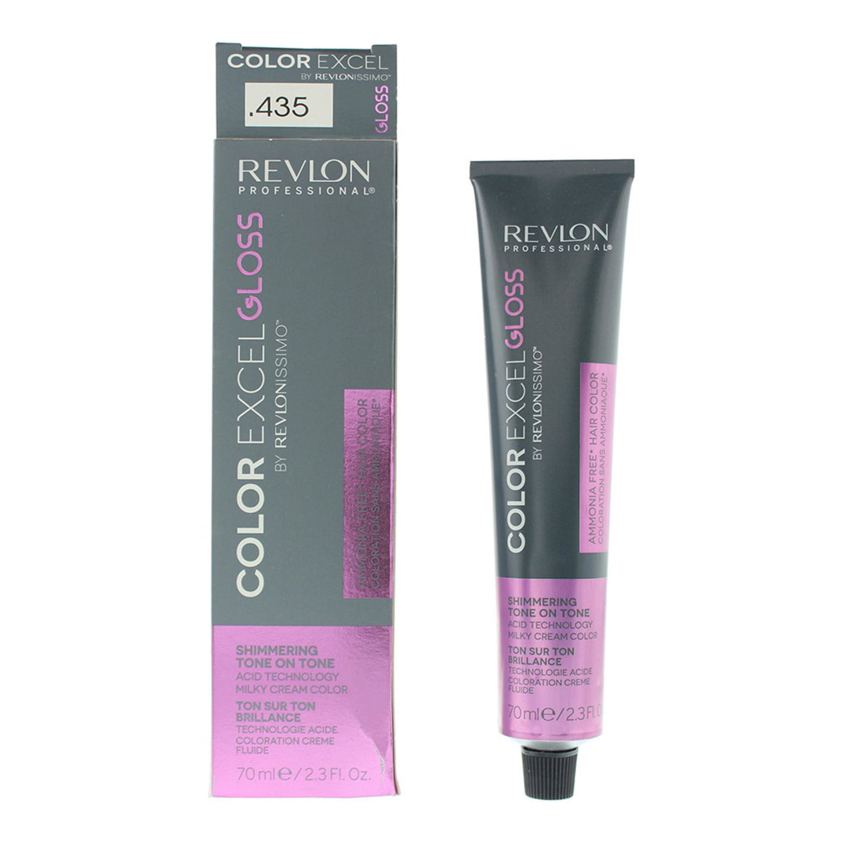 Revlon Color Excel Gloss Permanente Haarfarbe .435 Peach 70 ml