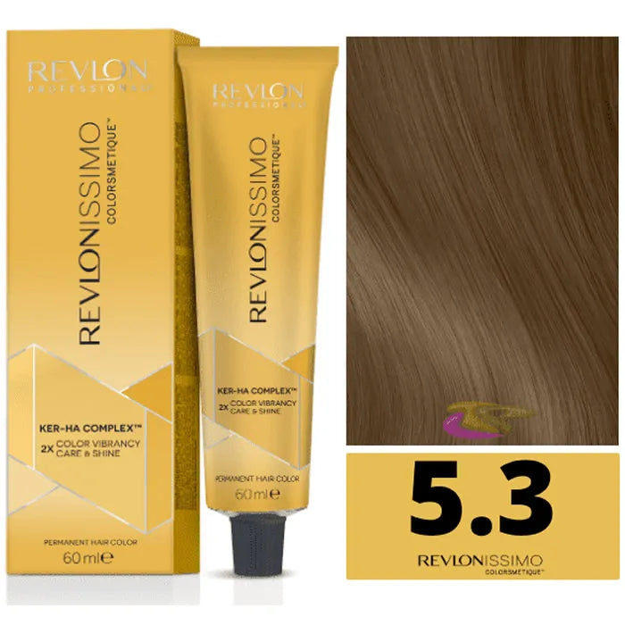 REVLON issimo Colorsmetique Haarfarbe 5,3 Light Golden Brown 60 ml Augenbrauen-Make-up