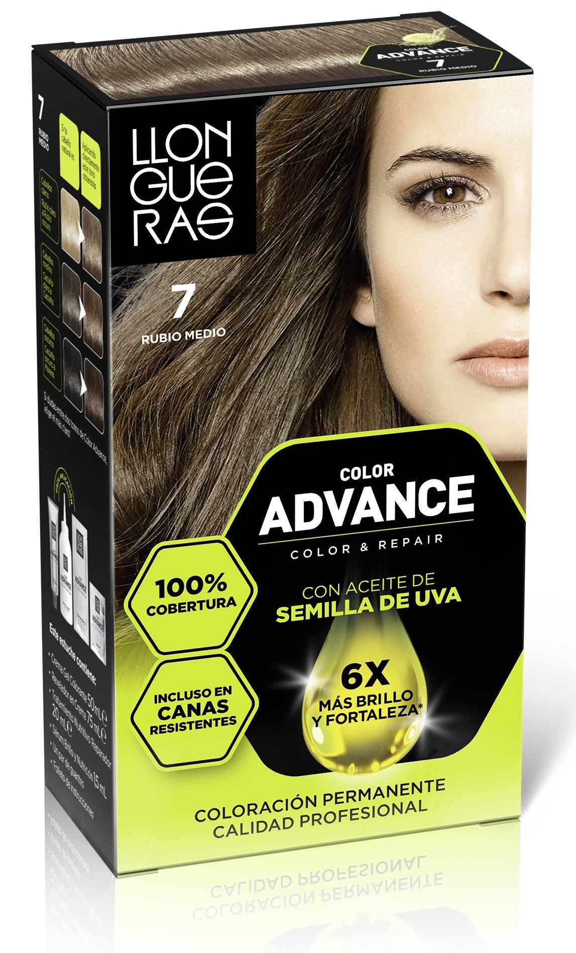 LLONGUERAS Color Advance Haarfarbe 2,10 Negro Azulado 1 Stück