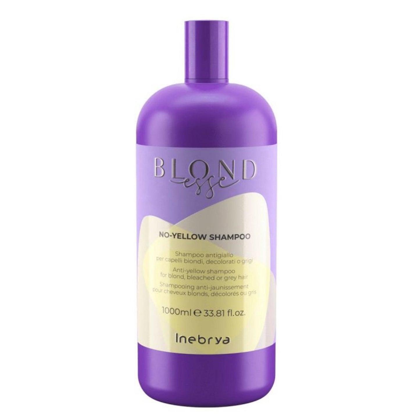 Inebrya Inebrya, Blondesse No-Yellow, Vegan, Shampoo nach dem Färben, 1000 ml Regular